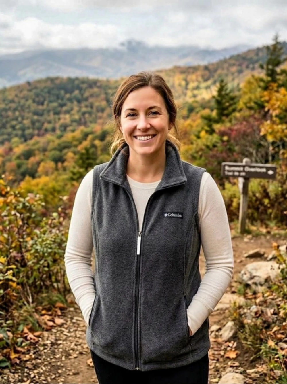 NWT Columbia Benton Springs Fleece Full Zip Vest - Charcoal Heather (Size 2X